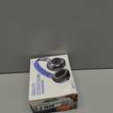 AILIHEN C8 Kids Headphones Wired, On-Ear Headphones with Microphone and Volume Control Foldable Corded Stereo 3.5mm Headset for School Teens Smartphones Chromebook Laptop Tablets Travel (Black Blue) (Medium)