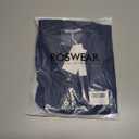 roswear Jean Shirt for Women Button Down Shirts Denim Tops Western Fall Outfits (Blue, L)