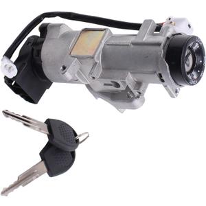 MOTOKU Ignition Lock Housing and Cylinder Switch Keys Assembly for Chevrolet Aveo 2004-2011 Optra 2004-2006 for Pontiac Wave 2005-2008