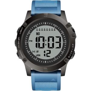 TICCI Men 8 Vibrating Alarms Watch Medication Aids Pill Vibra Alert Reminders for Elderly Seniors Big Digits Waterproof (Blue Strap)