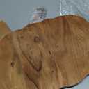 Treen Art Wooden Halloween Cutting Board for Kitchen, 12"L x 13"W Pumpkin Butcher Block Piece with Handle, Charcuterie Platter for Cheese, fruits and Salad Serving Board