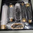 Hair Dryer Brush 5 in 1, Negative Ion Blow Dryer Brush Set - 110,000 RPM High -Speed Hot Air Brush Air Styler Curling Wrap Air Curler, Curling Iron Hair Styling Tool for Straight Curl Drying Smoothing