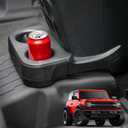 ABS for Bronco Dual Cup Holder Removable Rear Seat Cup Holder Fit for 2021 2022 2023 2024 2/4 Door Ford Bronco