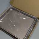 11 Inch Baking Sheets Pan Nonstick Set of 2, Walooza Cookie Sheet Replacement Toaster Oven TrayDeep Size 1 inch Bakeware, Non Toxic & Heavy Duty & Easy Clean (Champagne Gold)