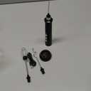 Rechargeable Milk Frother Handheld with 3 Detachable Stainless Steel Whisks, 3 Speed Adjustable Electric Whisk Foam Maker, Handheld Drink Mixer, Frother Wand for Coffee, with Storage and Charging Base (Black)