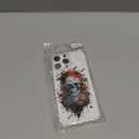 Fashion Halloween Phone Case with Bat Pumpkin Pattern for iPhone 15 Pro Max,Horror Designed Shockproof Soft Slim Clear TPU Cover for Boys Girls Teens Men and Women(Witch-15PM)