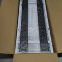 2 Pack Pots and Pans Organizer Under Cabinet, 21.6" Deep Pull Out Pot Lid Organizer Holder with Guardrail Adhesive Pot and Pan Holder Rack with 10 Adjustable Dividers(White)