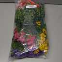Artificial Flowers for Outdoor,12 Bundles Silk Fake Flowers,UV Resistant Realistic Plastic Faux Plants,No Fade Colorful Daisy for Porch,Patio,Garden,Window Box(6 Multicolor)