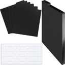 Gueevin 30 Pcs Record Dividers 12.5 x 13.49 Inch Vinyl Record Accessories with White A-Z Stickers for Organizing Protection
