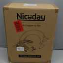 Niceday Steppers for Exercise, Stair Stepper with Resistance Bands, Mini Stepper with 300LBS Loading Capacity, Hydraulic Fitness Stepper with LCD Monitor