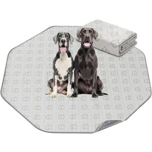 FXW Washable Pee Pads for Dogs, Puppy Pads with Super Absorbent, Specifically Designed for FXW Rollick/Homeplus 24inch 8 Panels Dog Playpen, Octagon, 71" x 71", 1 Pack (70.9 x 70.9")