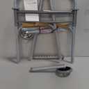 Medline Lightweight Junior/Lower Height Folding Walker with 5” Wheels