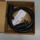 7-Way Trailer Extension Cord Wire Cable(4FT), 7 Way Trailer Plug Socket Extension Cable, Wiring Harness 7 Prong Tow Wiring Connector Cord 7 Blade Trailer Wiring Connector Cord Wire (4ft)