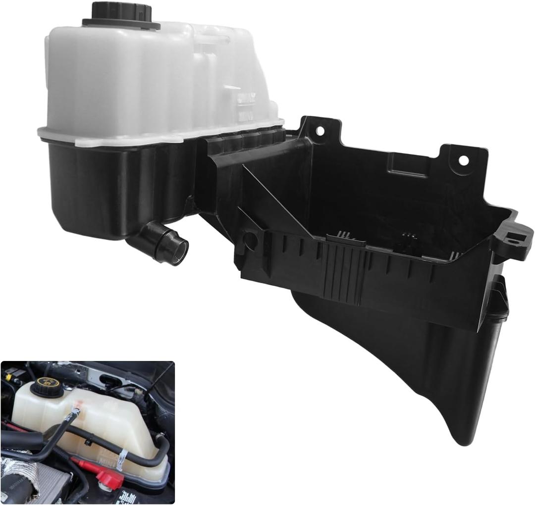 603-276 Engine Coolant Reservoir Tank with Cap & Bracket Compatible with 2011 - 2016 Ford F-250, F-250 Super Duty, F-350 Super Duty, F-450 Super Duty, F-550 Super Duty, Replaces# BC3Z8A080B