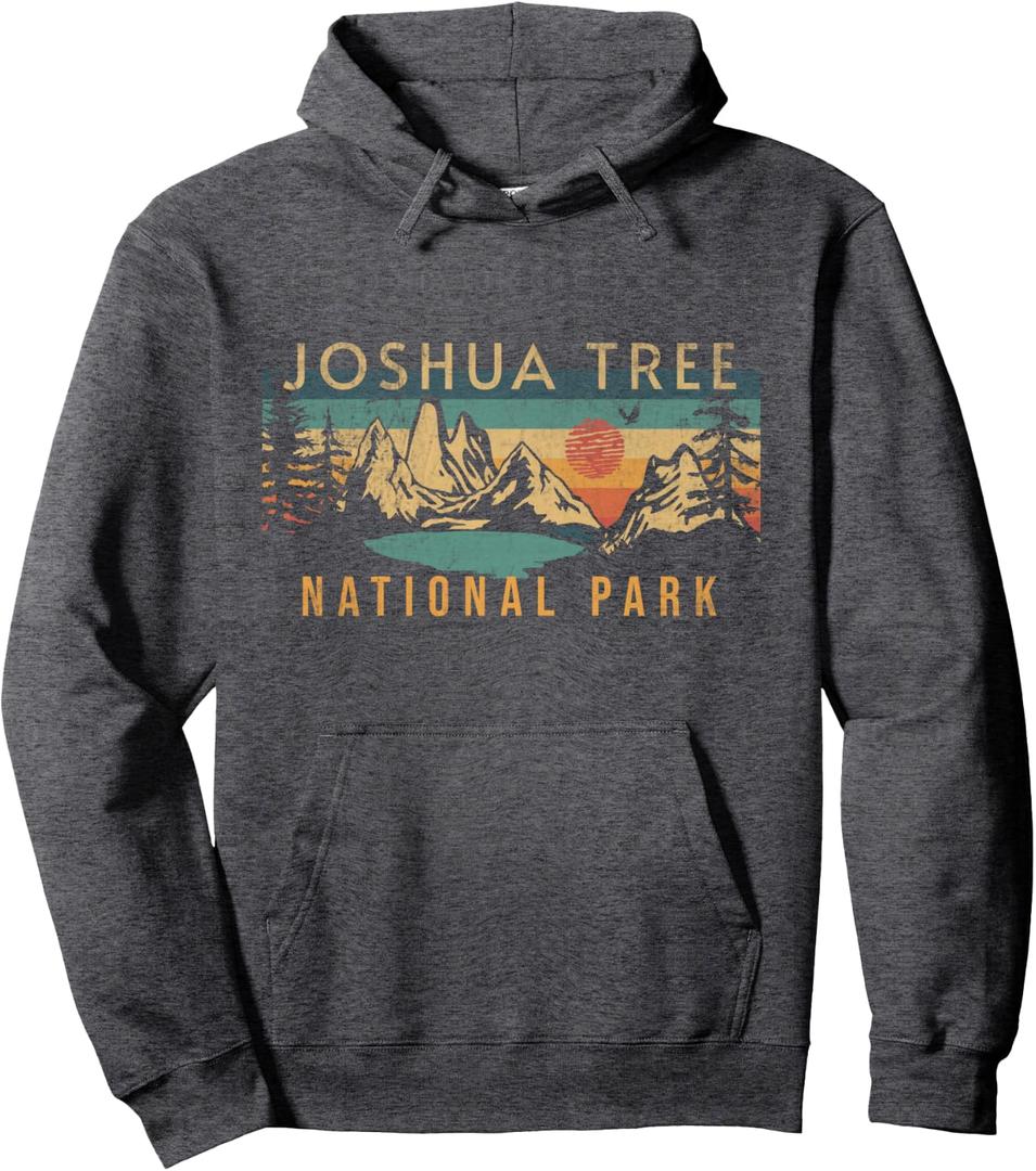 Joshua Tree National Park Pullover Hoodie (Gray, S)