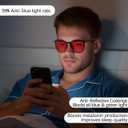 ANDWOOD Blue Light Blocking Glasses Women Men Computer Small Face Clear Bluelight Blocker Eyeglasses Frame