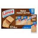 Lance Sandwich Cookies, Nekot Peanut Butter, 10 Individually Wrapped Packs, 6 Sandwiches Each (BB: November 02, 2024)