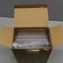 6 Pack Large Clear Plastic Drawer Organizer Trays, Acrylic Kitchen Drawer Organization and Storage Dividers, Non-Slip Storage Bins for Makeup, Kitchen Utensils, Bathroom, Jewelries and Office Desk