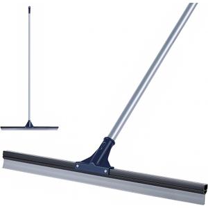 DSV Standard Floor Squeegee for Concrete Floor, 30" Large Squeegee Broom, Heavy Duty Floor Squeegee for Tile with 51.5" Handle for Garage, Deck, Bathroom, Window, Glass