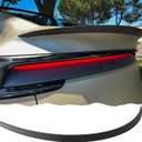STSEV01 Rear Spoiler Fit for New Tesla Model Y Juniper 2026, Upgraded Sporty Performance OEM Appearance Type, Rear Trunk Lip Wing Exterior Accessories, Tape Installation (Carbon Fiber Style)