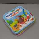 Timetome Reusable Water Painting Books for Kids  3-Pack Magic Water Reveal Coloring Books with Water Pens (Fairy Tale, Animal & Dinosaur) No-Mess Coloring & Reusable Fun Travel Activity for Ages 36