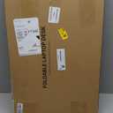 Laptop Bed Desk, Foldable Lap Desk, Portable Lap Table, Laptop Stand with Cup Holder & Tablet Slot & Lifting Handle for Working Writing Drawing & Eating - Blue