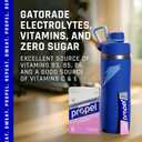 Propel Electrolyte Enhanced Water Drink Mix Powder Packets, Raspberry Lemonade, Zero Calorie & Zero Sugar Hydration with Electrolytes and Vitamins C & E (120 Packets)