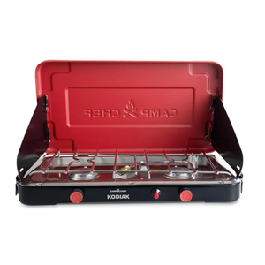 Gridiron Gameday 24" Portable Propane Grill  Flat Top Tabletop Griddle with Hinged Lid, 24,000 BTUs, Flamethrower Ignition, Dual Heat Zones, Adjustable Legs for Tailgating, Camping & Outdoor Cooking