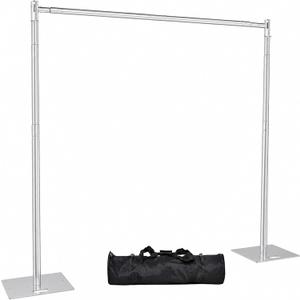 Pipe and Drape Backdrop Stand 10FT x 10FT, Adjustable Backdrop Stand Heavy Duty, Background Stand, Backdrop Stand for Parties, Photography, Wedding, Birthday Decoration, 10x10ft