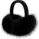 Winter Women Earmuffs Furry Faux Fur Ear Muffs Fluffy Comfy Ear Warmer Girls Foldable Velvet Plush Ear Covers