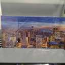 Extra Large New York City Wall Art NYC Skyline Office Wall Decor Sunset Manhattan Skyline Canvas Prints Modern Skyscraper Cityscape Pictures Artwork for Living Room Bedroom Home Decoration 30x60"