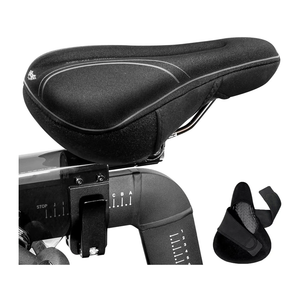 X Wing Bike Seat Cover Padded with Memory Foam OR Gel, Bicycle Saddle Soft for Men Women, Comfort Exercise Cycle Seats Cushion Padded Fits Stationary Bikes, Spin, for Indoor and Outdoor Cycling