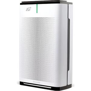 Brondell P700BB-W Pro Air Purifier Clean Air Filter With Aurabeat AG+ Technology for Bedroom, Home Office, Reduces Odor from Smoke and Pets, Includes Filters, 1655 Square Feet, White