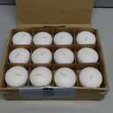 White Floating Candles 2 inch, 24 Pack Floating Candles 5-6 Hours Long Burning, Unscented Floating Candle for Centerpieces, Wedding, Christmas Lights, Romantic Night for Her/Him Set