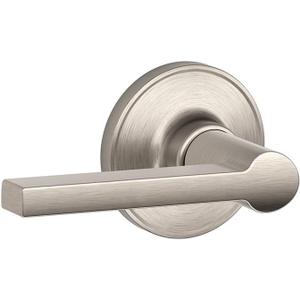 SCHLAGE Dexter by Schlage J10SOL619 Solstice Hall and Closet Lever, Satin Nickel
