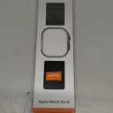 Bandletic Nylon Bands Compatible with Apple Watch Ultra 3/Ultra 2 Band 49mm for Men 46mm 45mm 44mm 42mm(Series 3), Rugged Tactical Sport Strap for iWatch Series 11 10 9 8 7 6 5 4 SE 3 2 1, L-Black