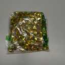 DomeStar 150PCS Gold Acrylic Ice Rocks  Faux Gems Nuggets Vase Fillers Pot of Gold, Glitter Party Decorations, DIY Crafts & Table Scatter