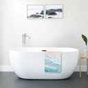 Beach Kitchen Towels Set of 2 Dish Towels Kitchen Hand Towels Absorbent Quick Dry Microfiber Cloth Dish Towel for Kitchen Drying 18" x 26",Coastal Ccean Sand Wave Blue Teal