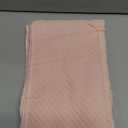 PiccoCasa Set of 2, Pink Ribbed Hand Towels for Bathroom 13 x 29 Inch 100% Cotton Soft Absorbent Soft Feeling Fast Drying Towels Hotel Spa Towel Face Towel
