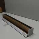 Persilux Free-Stop Cordless 100% Blackout Roller Blinds for Windows, Natural Woven Fabric UV Protection Privacy Thermal Insulated Roller Shades for Windows, Bedroom, Glass Door, Brown 28" W x 72" H