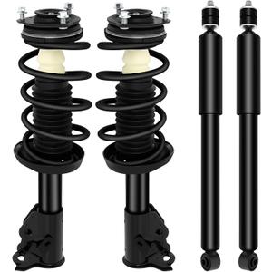 AUTOMUTO Strut Assembly Front and Rear Struts Shock Absorber Fit for 2006 2007 2008 2009 2010 2011 for Honda Civic, Replace 172284 172285 5609, set of 4