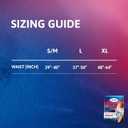 TENA Stylish Black Incontinence Cotton Underwear for Women, Maximum Absorbency, Small/Medium, 36 ct (2 Packs of 18)