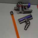 Casdon Dyson Cordless Vacuum Interactive & Officially Licensed Toy Dyson Vacuum For Children Aged 3+ Realistic Role-Play Fun, Purple and Orange