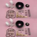 Carburetor Repair Kit for Kawasaki EX250 F Ninja 250R Floating Diaphragm Carburetor Restoration Parts(2 Pack)