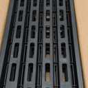 IRIS USA 3-Shelf Light Duty Plastic Storage Shelves, 150lb Capacity, 33" H x 24" W x 12" D, Medium Modular Shelving Unit Storage Organizer for Bathroom, Laundry, Garage & Home, Storage Rack - Black