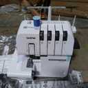 Brother ST4031HD Serger, Strong & Tough Serger, 1,300 Stitches Per Minute, Durable Metal Frame Overlock Machine, Large Extension Table, 3 Included Accessory Feet, 12.99 x 14.37 x 17.01 in., White