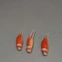 BESTonZON 3PCS Supplies Simulation Crab Claws, DIY Artificial Faux Crab Claws Simulated Toy, Shrimp Model Decor Realistic Crab Claw Toy Adorable Fake Crab Leg Dining Table PVC Accessories (12.50X3.50X2.00CM)