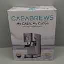 CASABREWS CM5418 Espresso Machine 20 Bar, Compact Espresso Maker with Steam Milk Frother, Stainless Steel Coffee Machine with 34oz Removable Water Tank for Cappuccino, Gift for Women or Men, Silver