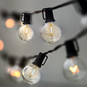 Lampat String Lights, LED 25 Light Bulbs 50Ft G40 Globe String Lights with Bulbs-UL Listd for Indoor/Outdoor Commercial Decor