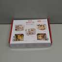 TuKIIE DIY Miniature Dollhouse Kit, 1:24 Scale Wooden Mini Christmas Doll House Accessories with Furniture for Kids Teens Adults(Happy Times)